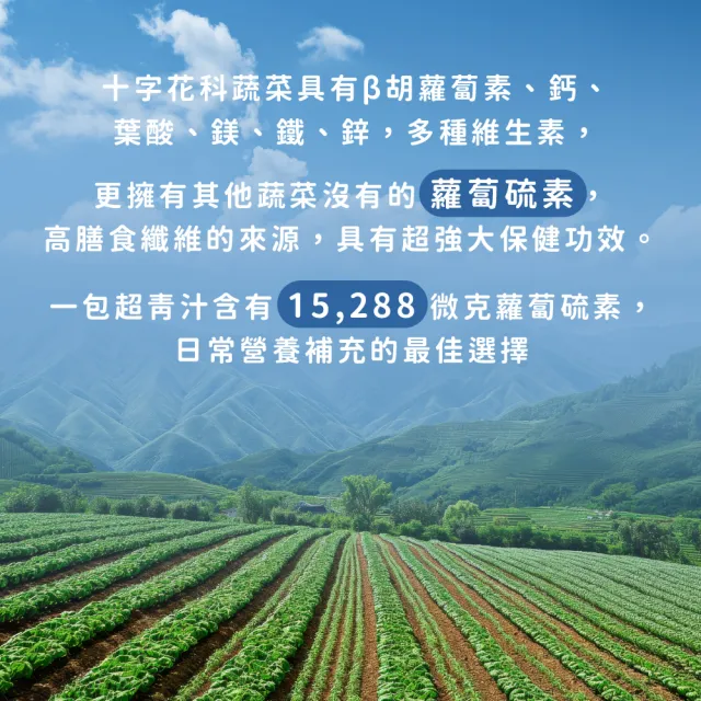 【Dr. Ginger 薑博士】超青汁2盒(30包/盒 花椰菜苗/羽衣甘藍/蘿蔔硫素)