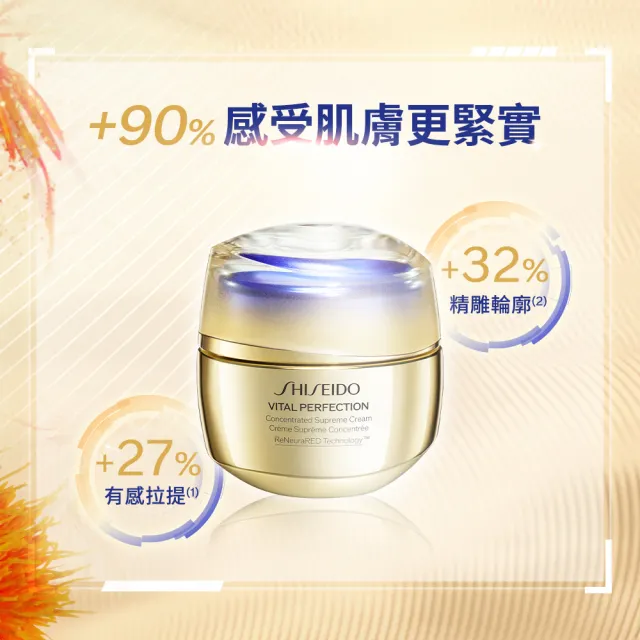 【SHISEIDO 資生堂國際櫃】激抗痕亮采緊緻精雕霜50mL(頂級保養/乳霜/頸紋/抗老/拉提)