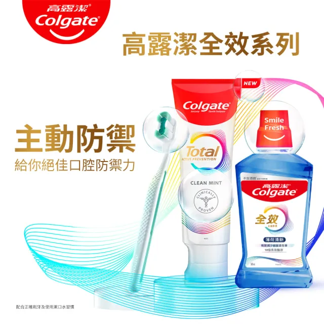 【Colgate 高露潔】全效漱口水500mlX6入(薄荷清新/亮白去漬)