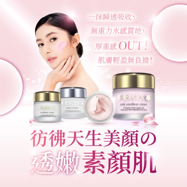 【夢素肌】櫻花粉嫩保濕乳 30g(4入)