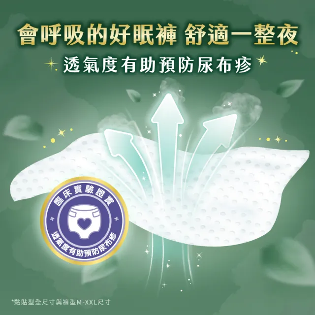 【HUGGIES 好奇】HUGGIES 好奇小森林 好眠褲 L-XXL(嬰兒紙尿褲/褲型尿布/過夜尿布/箱)