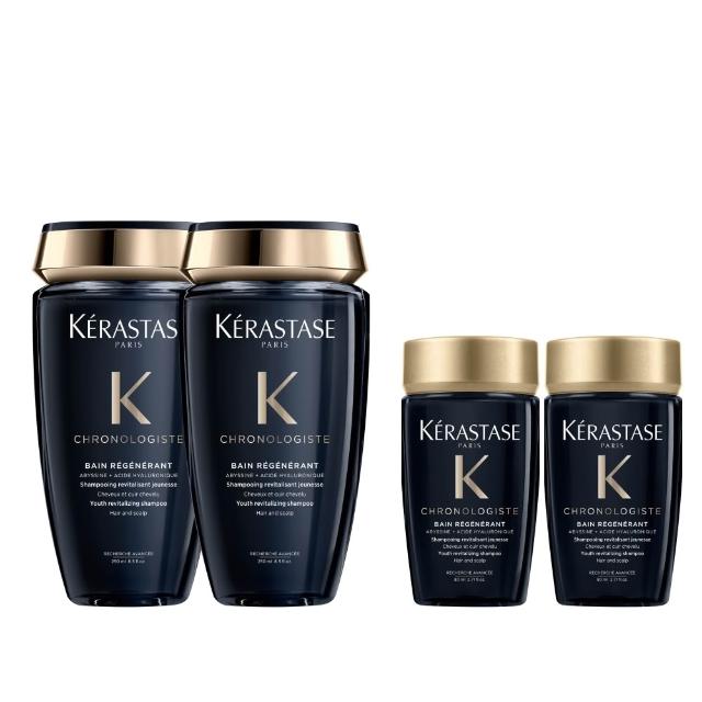 【KERASTASE 巴黎卡詩】髮浴250ml二入組(黑鑽極萃逆時)