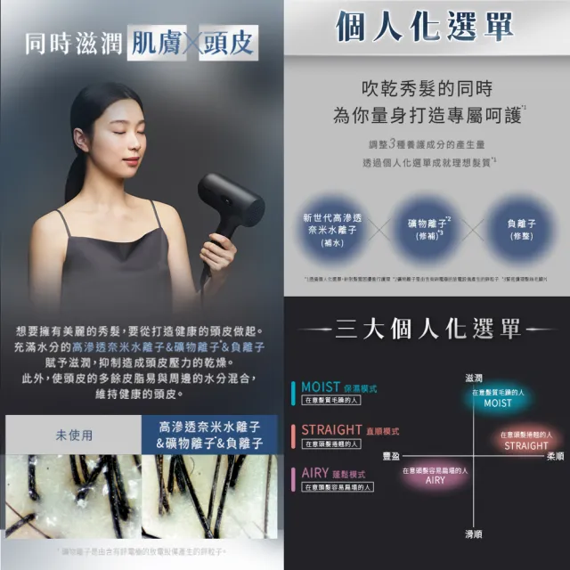【Panasonic 國際牌】nanocare ULTIMATE水離子吹風機 (EH-NC50-K)
