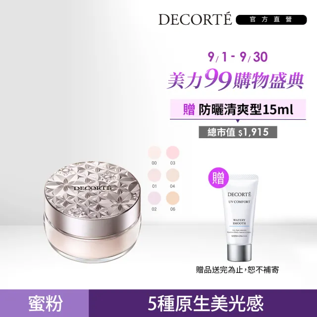 【COSME DECORTE 黛珂】絲柔調光蜜粉20g(6色可選)