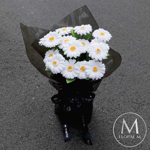 【Floral M】最好的祝福質感非洲菊大型香水花束(情人節花束/告白禮物/求婚花束/香水花束/生日花束)