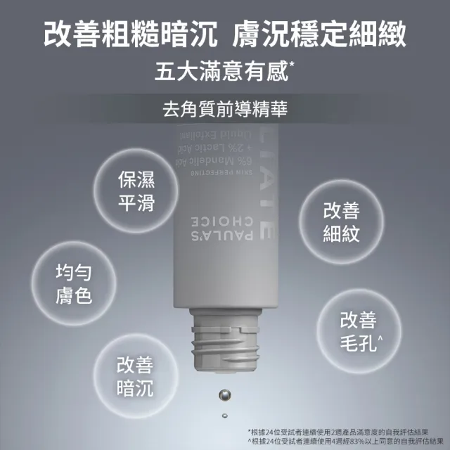 【PAULA’S CHOICE 寶拉珍選】雙酸煥膚迷你組(2%水楊酸精華液+8%雙重果酸精華液)