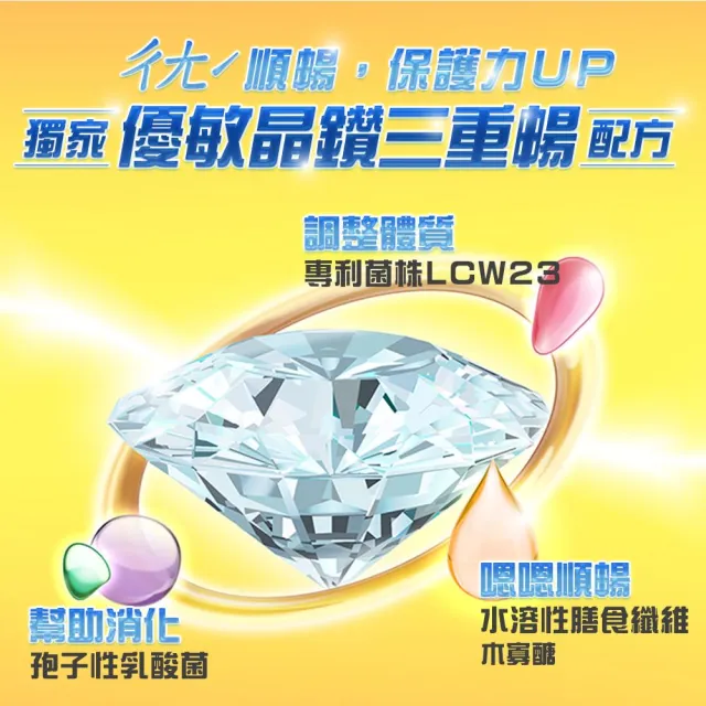【白蘭氏】官方直營 木寡醣+乳酸菌粉狀 優敏配方 5盒(共300入 益生菌 膳食纖維)