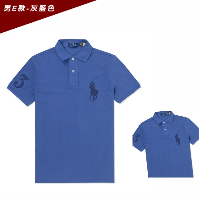 【RALPH LAUREN】RL POLO 經典刺繡大馬短袖POLO衫 上衣-多色選(平輸品/春夏舒適)