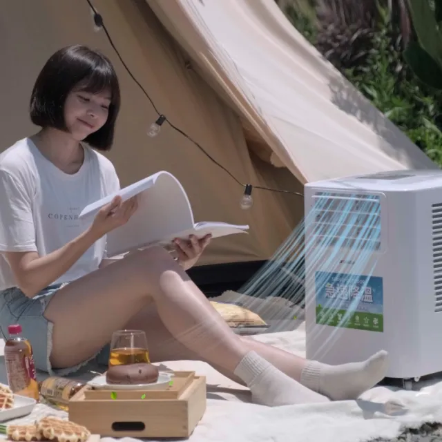【SANSUI 山水】4-6坪 戶外露營專用移動冷氣 省電/低噪音/製冷/清淨/除溼/移動式空調/公司貨(SAC700)
