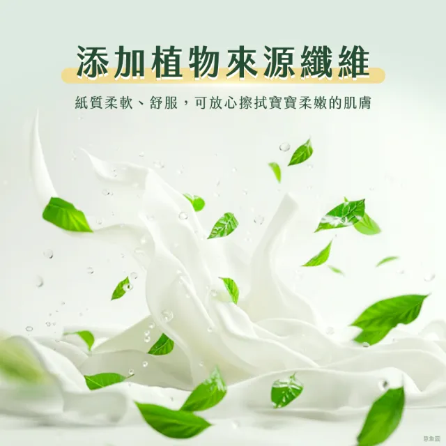 9/7折價券【HUGGIES 好奇】小森林純水嬰兒超厚濕巾 80抽x4包(含蓋濕紙巾)