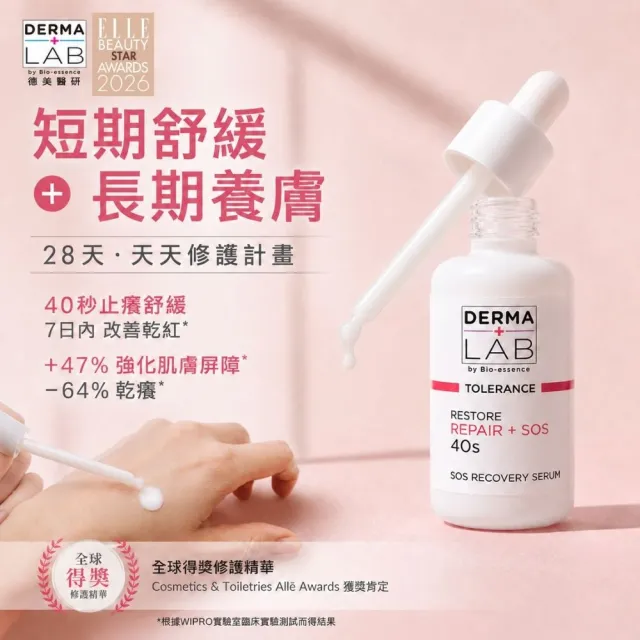 【DermaLab 德美醫研】SOS超能修護精華 30ml