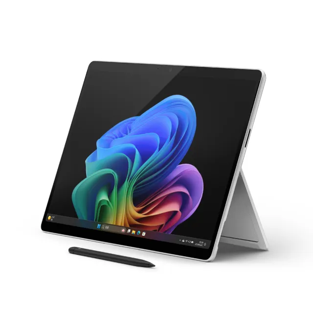 【Microsoft 微軟】鍵盤蓋+2024組★Surface Pro-13吋 輕薄觸控 AI筆電-白金(第11版/X Plus/16G/256G/W11)
