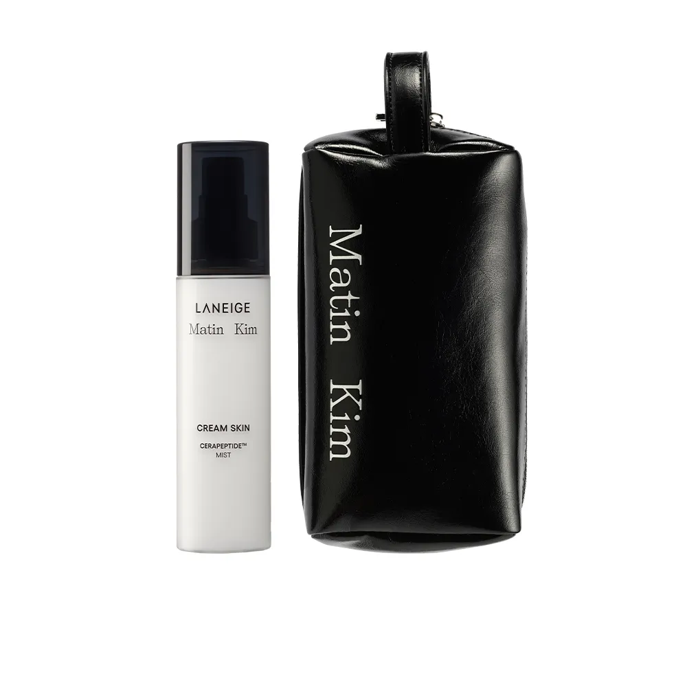 【LANEIGE 蘭芝】官方直營 LANEIGE x Matin Kim 限定版 神經醯胺輕潤牛奶水迷你噴霧瓶 80ml(蘭芝 化妝水)