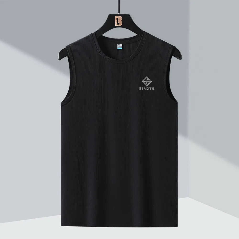 【B+ 大尺碼專家】現貨-大尺碼-真冰絲 冰涼背心 涼感背心 無袖 T恤(0201047)