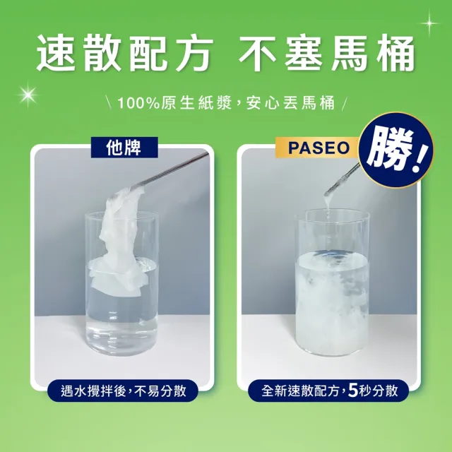 【PASEO】百拭柔 柔滑舒膚抽取式衛生紙PEFC(100抽12包6袋/箱)