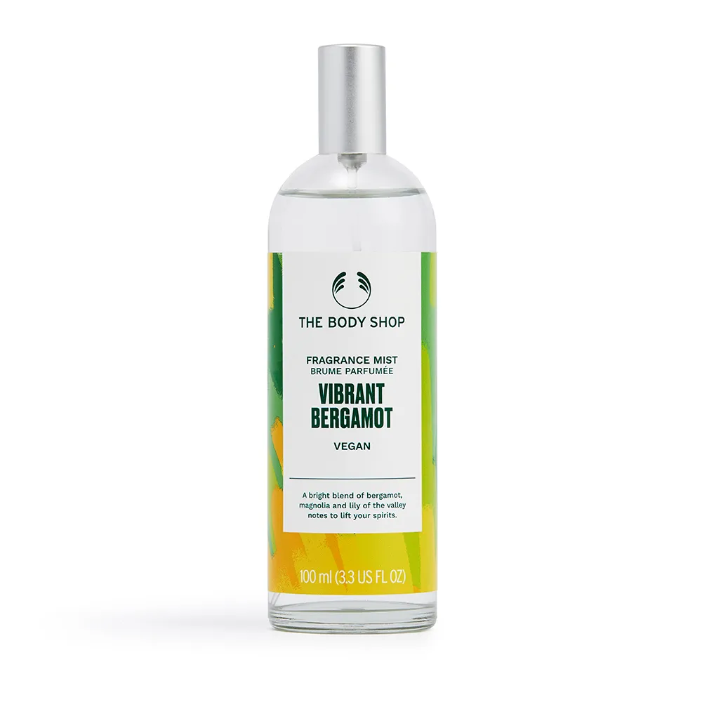 【THE BODY SHOP 美體小舖】活漾香韻 佛手柑&百合身體芳香菁露-100Ml(芳香噴霧/香水)
