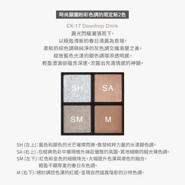 【RMK】立體調色眼盤 4.6g (多色任選)(加贈潔膚粉霜組)