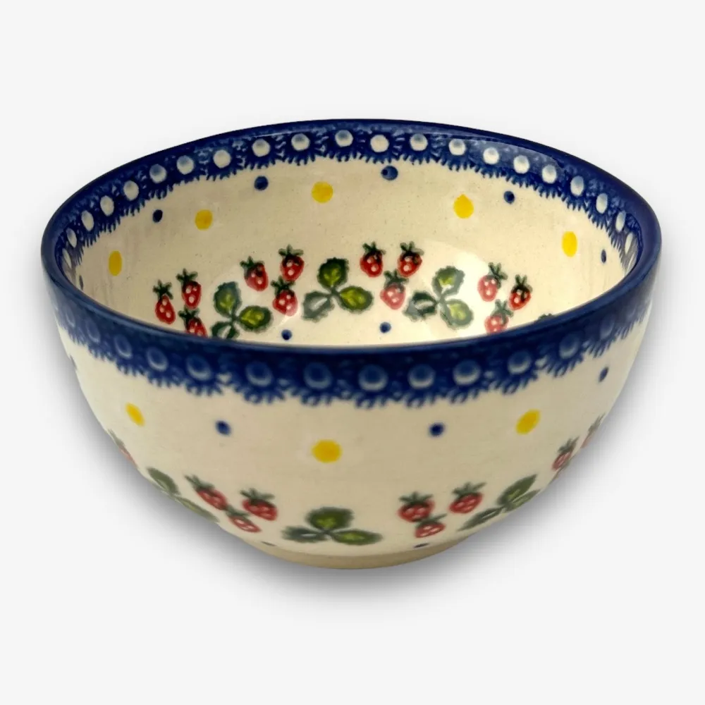【SOLO 波蘭陶】波蘭製 Vena 波蘭陶 12CM 飯碗 春日草莓系列