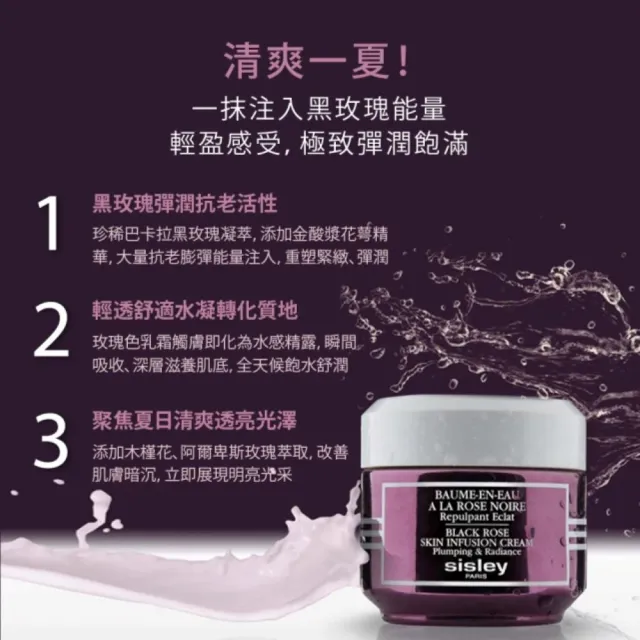 【Sisley 希思黎】官方直營 黑玫瑰霜50ml