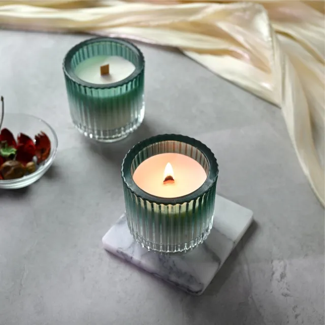 【Gdesign】光嶼波璃香氛蠟燭180g(香氛蠟燭、多巴胺、擴香、情人節禮物、)