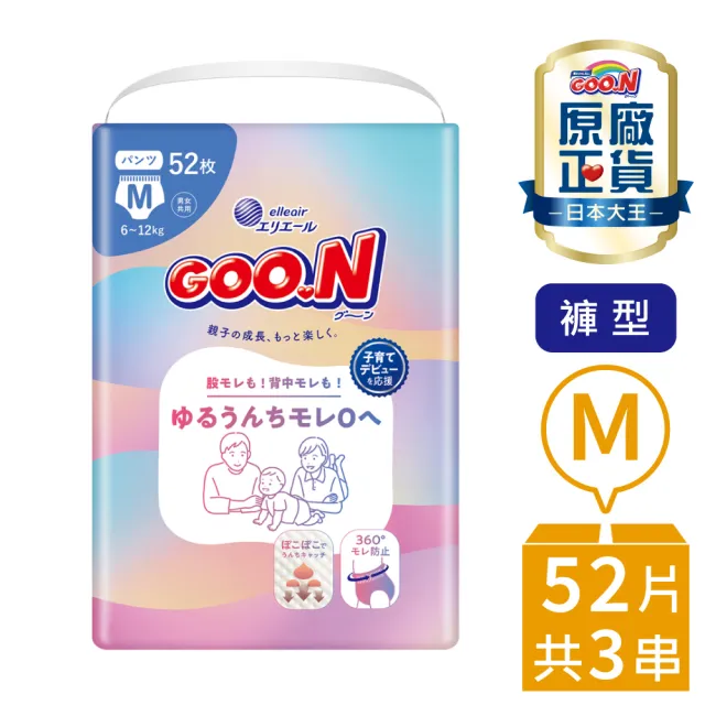 【GOO.N】日本大王New Goo.n日本境內版極緻防漏 褲型M-XL(跳跳褲)