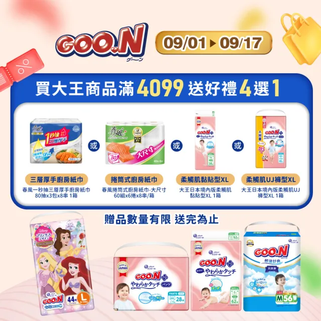 【GOO.N】日本大王境內版柔觸肌UJ系列-褲型M