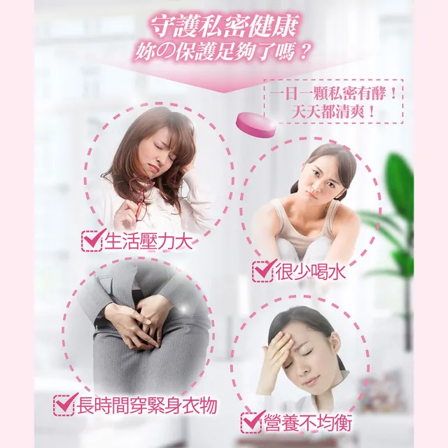 【Simply 新普利】私密有效蔓越莓C錠PLUS 30錠/盒 x5盒(D-甘露糖+私密益生菌)