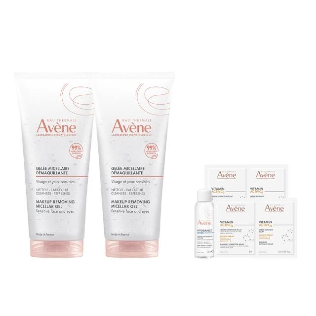 【Avene 雅漾】官方直營 活泉舒緩卸妝凝膠200ml-2入組