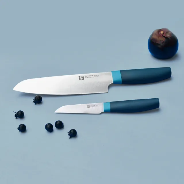 【ZWILLING 德國雙人】Now S日式主廚刀三德刀18cm+蔬果刀8cm(德國雙人牌集團官方直營)