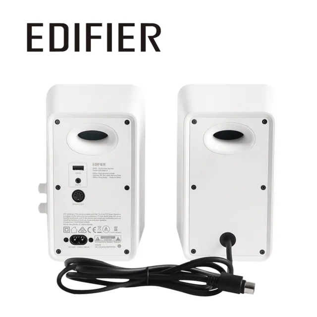 【EDIFIER】QR30 2.0 桌面藍牙喇叭（立體聲場｜電腦喇叭｜TempoAbyss 專利 可自訂炫彩燈效）