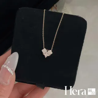 【HERA 赫拉】S925鍍14K金愛心多種戴法項鍊 H115083103(S925 鍍14K金 愛心 項鍊)