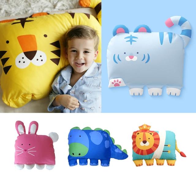 【Milo&Gabby】動物好朋友-可水洗防蹣兒童枕心+枕套組-2歲以上(午睡枕/透氣枕/抗菌枕_多款可選)