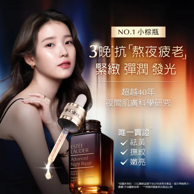 【Estee Lauder 雅詩蘭黛】特潤膠原日夜體驗組(小棕瓶20ml+膠原霜15ml+膠原藍霜7ml/禮盒/週年慶限定組)