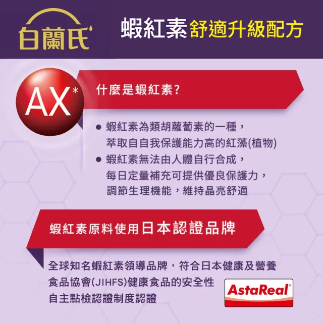 【白蘭氏】強化型葉黃素精華飲60ml*6入*8盒 共48入▲(添加珍貴蝦紅素 強化舒緩 全方位晶亮保護)
