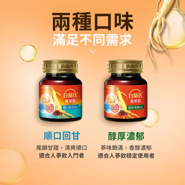 【白蘭氏】養蔘飲 60ml*6入*8盒 共48入▲(94%提振好精神  91%甘醇好喝肯定)
