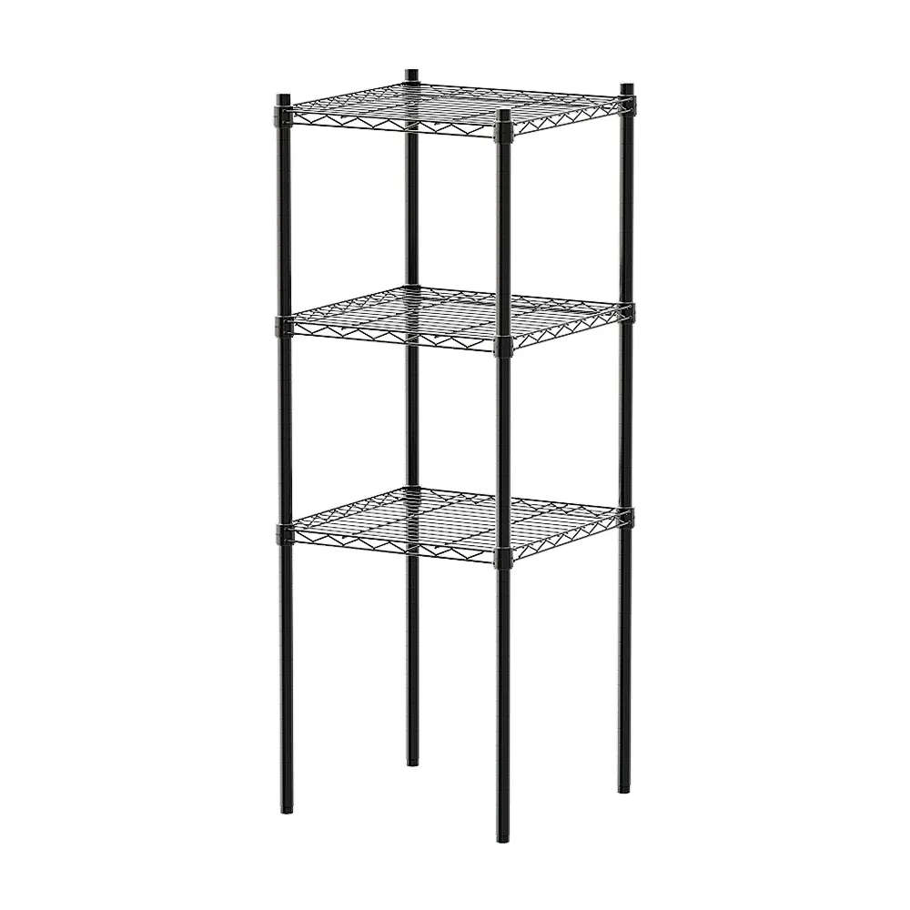 【dayneeds 日需百備】輕型 45x45x120公分烤漆三層架(鐵力士架/收納層架/鞋架/展示架/層架/鐵架)