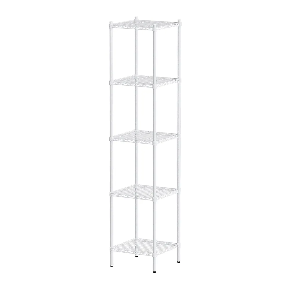 【dayneeds 日需百備】輕型 45x45x210公分烤漆五層架(鐵力士架/收納層架/鞋架/展示架/層架/鐵架)