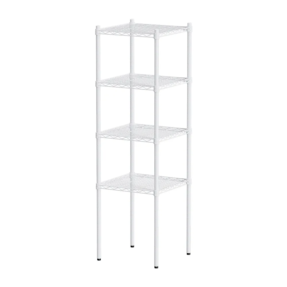 【dayneeds 日需百備】輕型 45x45x150公分烤漆四層架(鐵力士架/收納層架/鞋架/展示架/層架/鐵架)