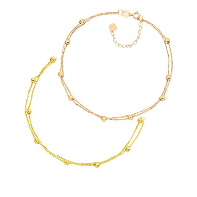 【JR.L JEWELRY】18K金 歲月留金 K金手鍊