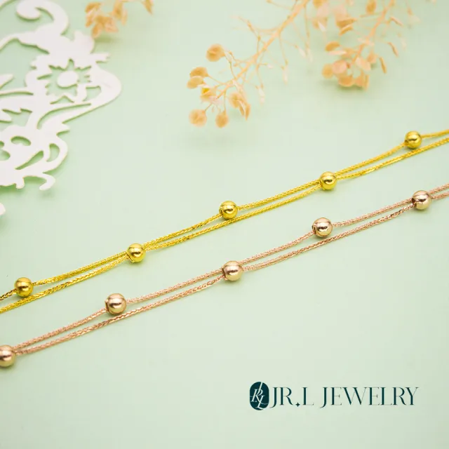 【JR.L JEWELRY】18K金 歲月留金 K金手鍊
