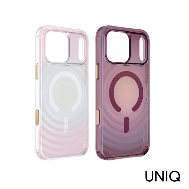 【Uniq】iPhone 18 Pro  Coehl Vela水波紋磁吸保護殼/手機殼 附掛扣