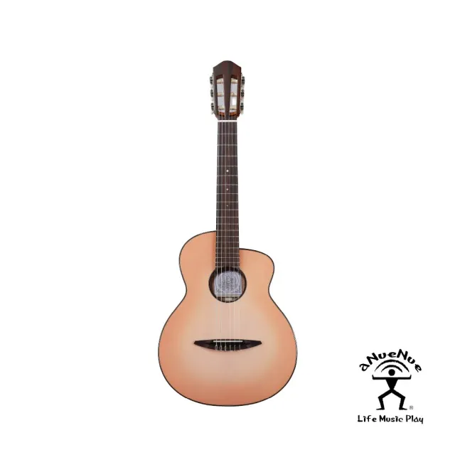 【aNueNue】旅行古典吉他 N520SP 33吋 春日粉 面單板 吉他麗麗(原廠公司貨 商品保固有保障)
