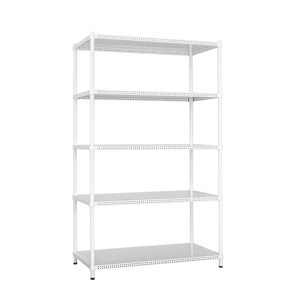 【dayneeds 日需百備】極致美學 90x35x150公分烤漆五層架(沖孔鐵架/收納層架/展示架/層架/鐵架)