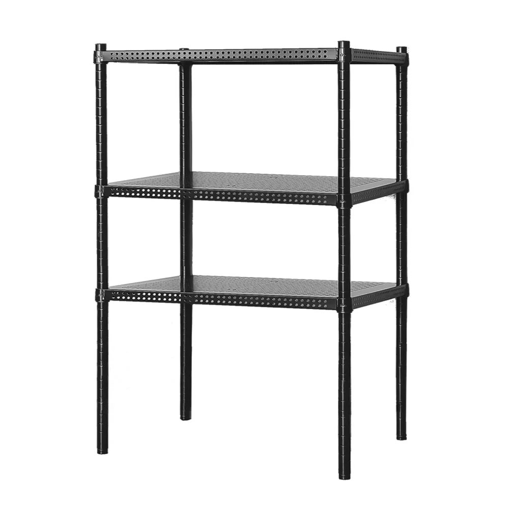 【dayneeds 日需百備】極致美學 90x35x150公分烤漆三層架(沖孔鐵架/收納層架/展示架/層架/鐵架)