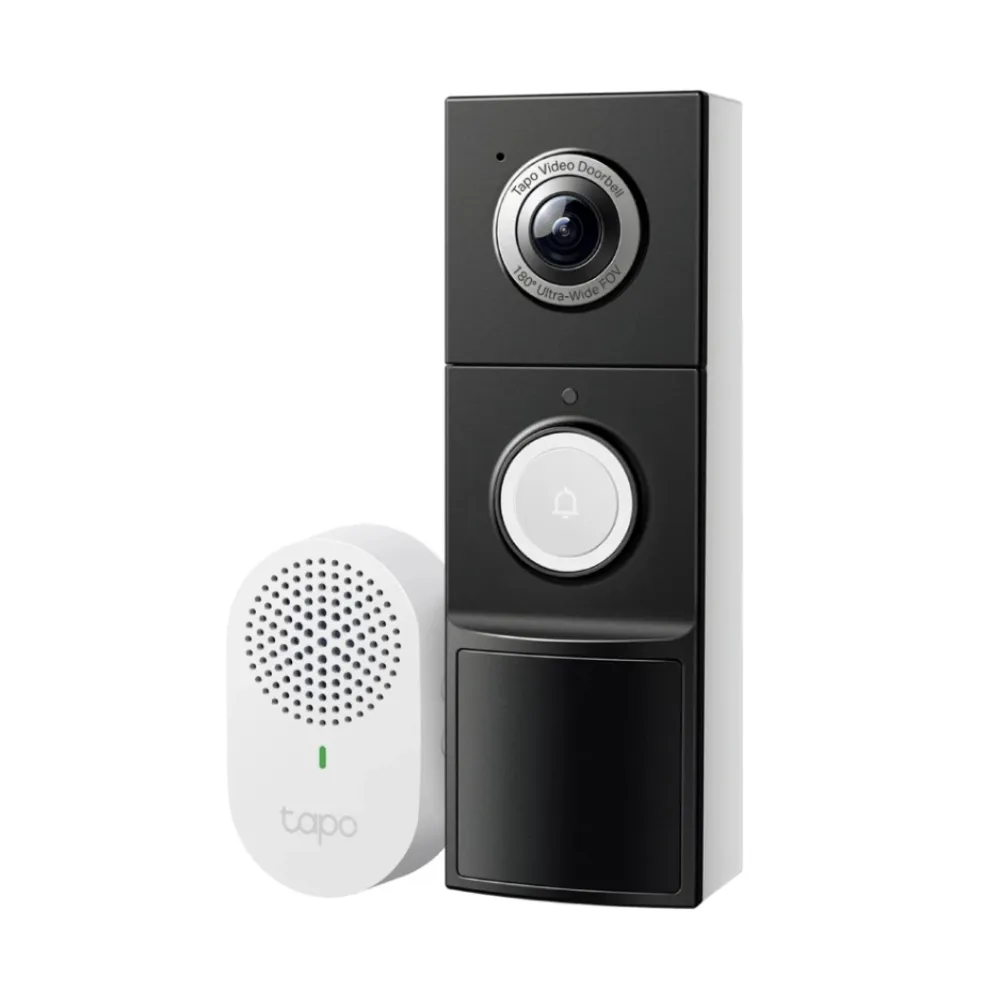 【TP-Link】Tapo D235 2K 5MP 電池/電線 AI智慧視訊門鈴(全彩夜視/180°超廣角/支援512GB)
