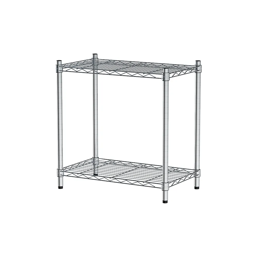 【dayneeds 日需百備】輕型 60x35x60公分二層波浪架 三色可選(鐵力士架/收納層架/鞋架/展示架/層架/鐵架)