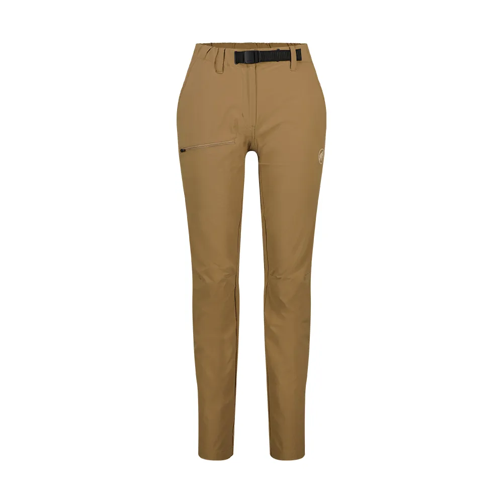 【Mammut 長毛象官方直營】Aegility Pants AF Women 日系機能舒適防潑水長褲 深沙褐 女款 #1022-02240