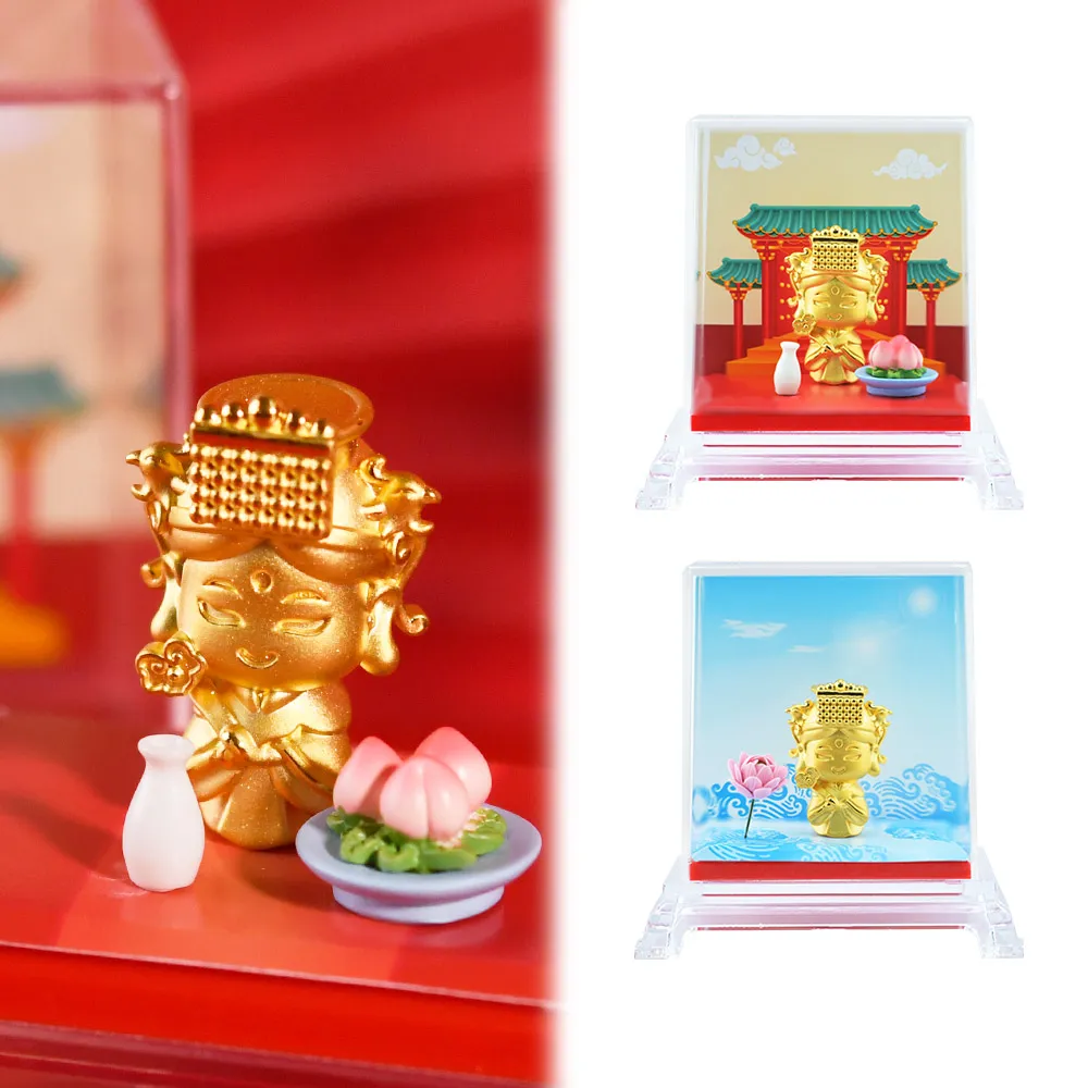 【金緻品】黃金擺件 平安如意媽祖 2.66錢(純金擺飾 非鍍金 神明 媽祖婆 信仰 粉紅超跑 媽祖繞境)