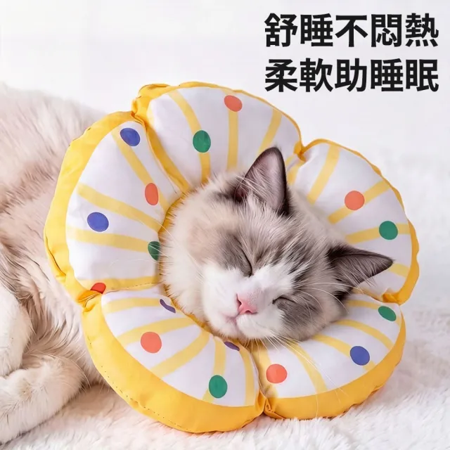 【Bayler】寵物伊莉莎白圈 貓狗防舔防咬防抓軟圈 術後防護頭套 柔軟舒適不勒脖 透氣防水易清潔