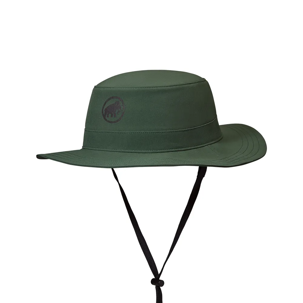 【Mammut 長毛象官方直營】Runbold Hat 休閒輕量透氣漁夫帽 綠樹林 #1191-04613